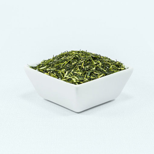 Grüner Tee Morimoto Shiraore Bio in weißer Schale