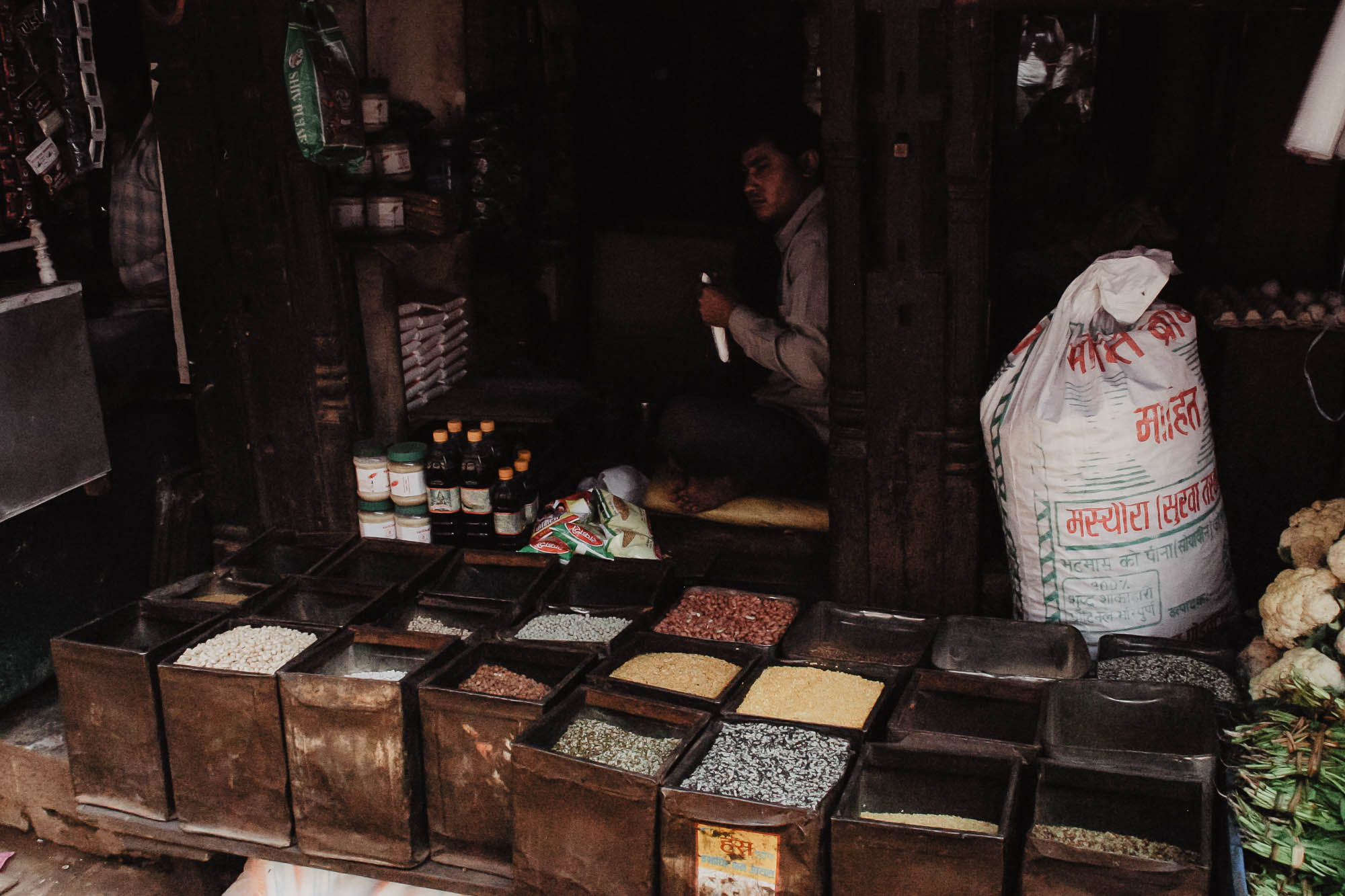 Gewürzstand in Indien