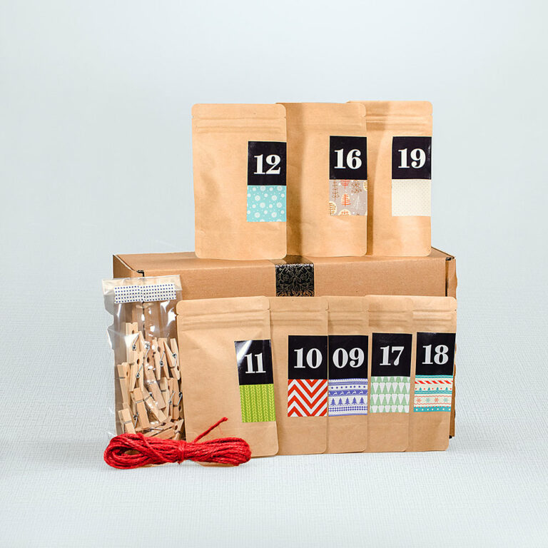 ﻿TeeAdventskalender 2020 Quer Beet in DIY Box